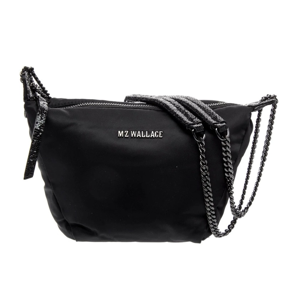 NWT MZ Wallace Black Chain Strap Shoulder/Crossbody  Bag